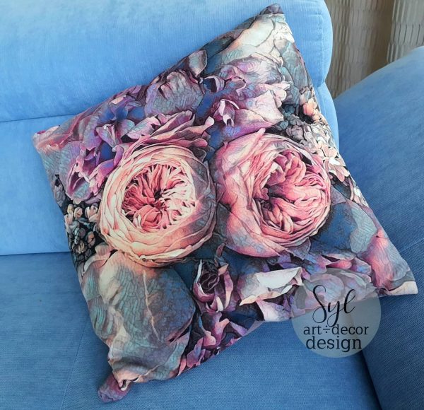 roze pillow párna design terv
